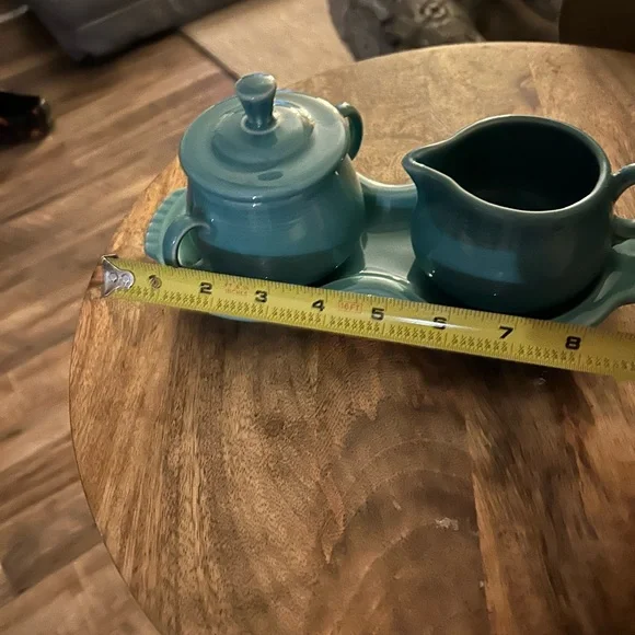 Fiesta Sugar Set with Tray, Breakfast Set, Fiestaware HLC Homer Laughlin,4pcset - Picture 6 of 6